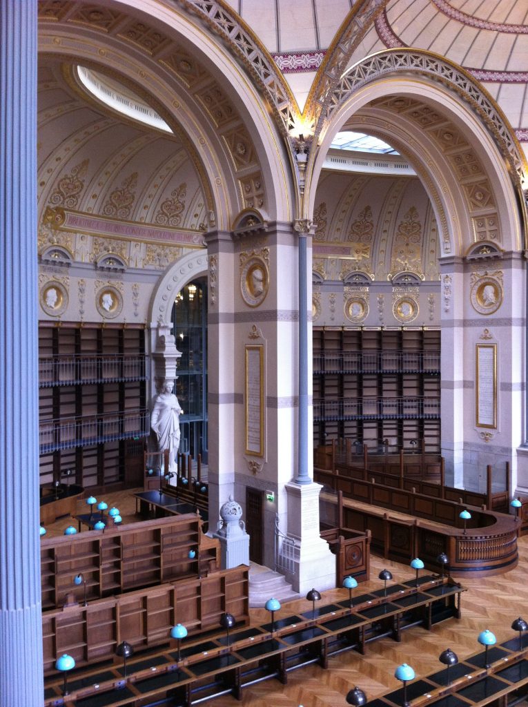 La future salle du patrimoine, dans la partie gauche de l'hémicycle